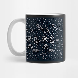 Space pattern Mug